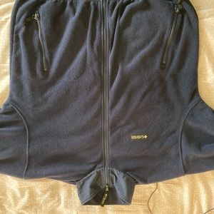 Vintage Columbia Fleece Jacket, Navy Large